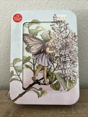Nuevo árbol gratis 12 tarjetas de felicitación en hojalata fragancia de primavera Cicely Mary Barker Foto 1 de 4