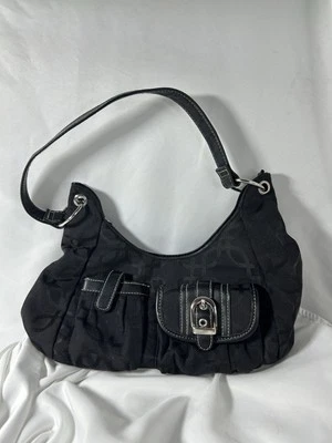 Cartera de nailon para mujer Bolso de mano multiuso *Negro * Cartera Teléfono celular Bolsillo Cremallera LEER Foto 1 de 4