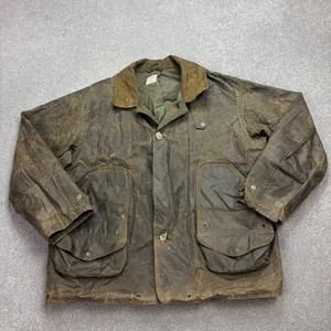 CC Filson Jacket Adult Extra Large Green Tin Cloth Wax USA Outdoors Hunting Men* - Picture 1 of 12