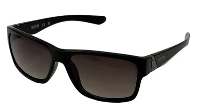 Kenneth Cole Reaction Hombres Rectángulo Suave Negro Brillante, Lente Degradada KC1246. 1B Foto 1 de 4