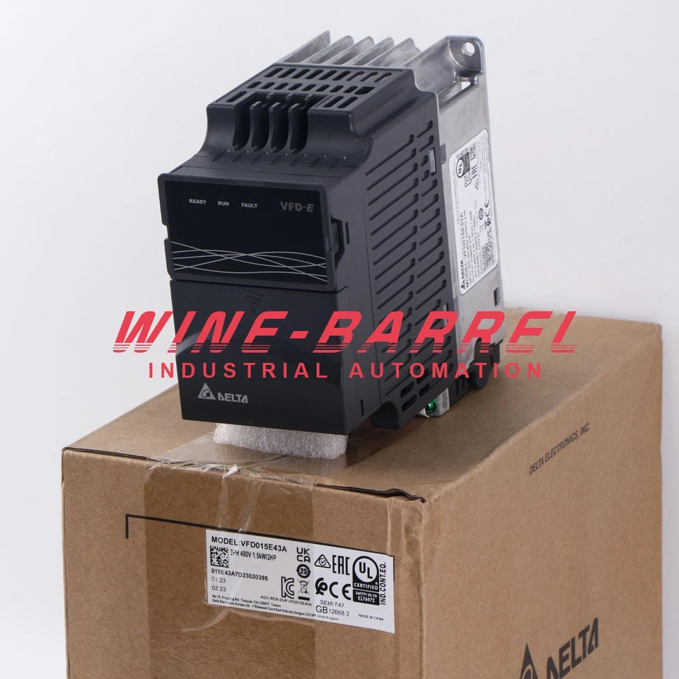 1PCS New Delta VFD015E43A Inverter - Image 1 of 1