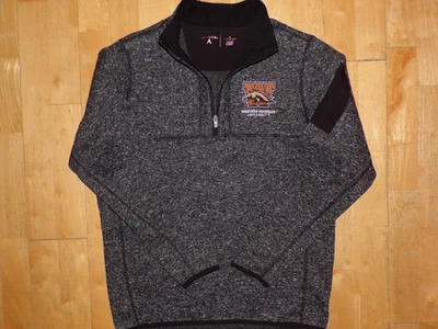 Pullover WMU Para Hombres WESTERN MICHIGAN UNIVERSITY 1/4 Cremallera Grande L Carbón Brezo Foto 1 de 4