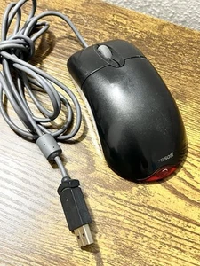 Microsoft Wheel Mouse Optical USB And PS/2 Compatible Wired *TESTED* - Picture 1 of 3