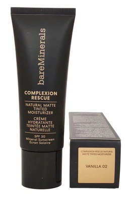Bare Minerals Complexion Rescue Natural Matte Tinted Moisturizer 35ml VANILLA#02 - Image 1 of 4