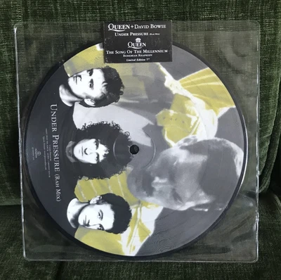 QUEEN & DAVID BOWIE Under Pressure 7" SEALED PICTURE DISC 1999 LIMITED PIC VINYL - Image 1 of 4