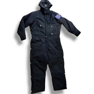 Tuta Carhartt 46 ALTA nera trapuntata foderata Yukon Extreme doppio ginocchio A113 - Foto 1 di 13