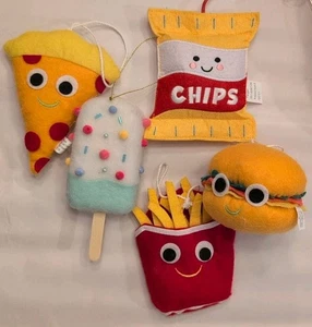 Target Lot X5 Chip Beutel Eis Pizza Pommes Burger Weihnachtsschmuck Urlaub  - Bild 1 von 11
