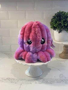 NEW Peek A Boo Oppy The Octopus Pink Purple Soft Plush - Picture 1 of 8
