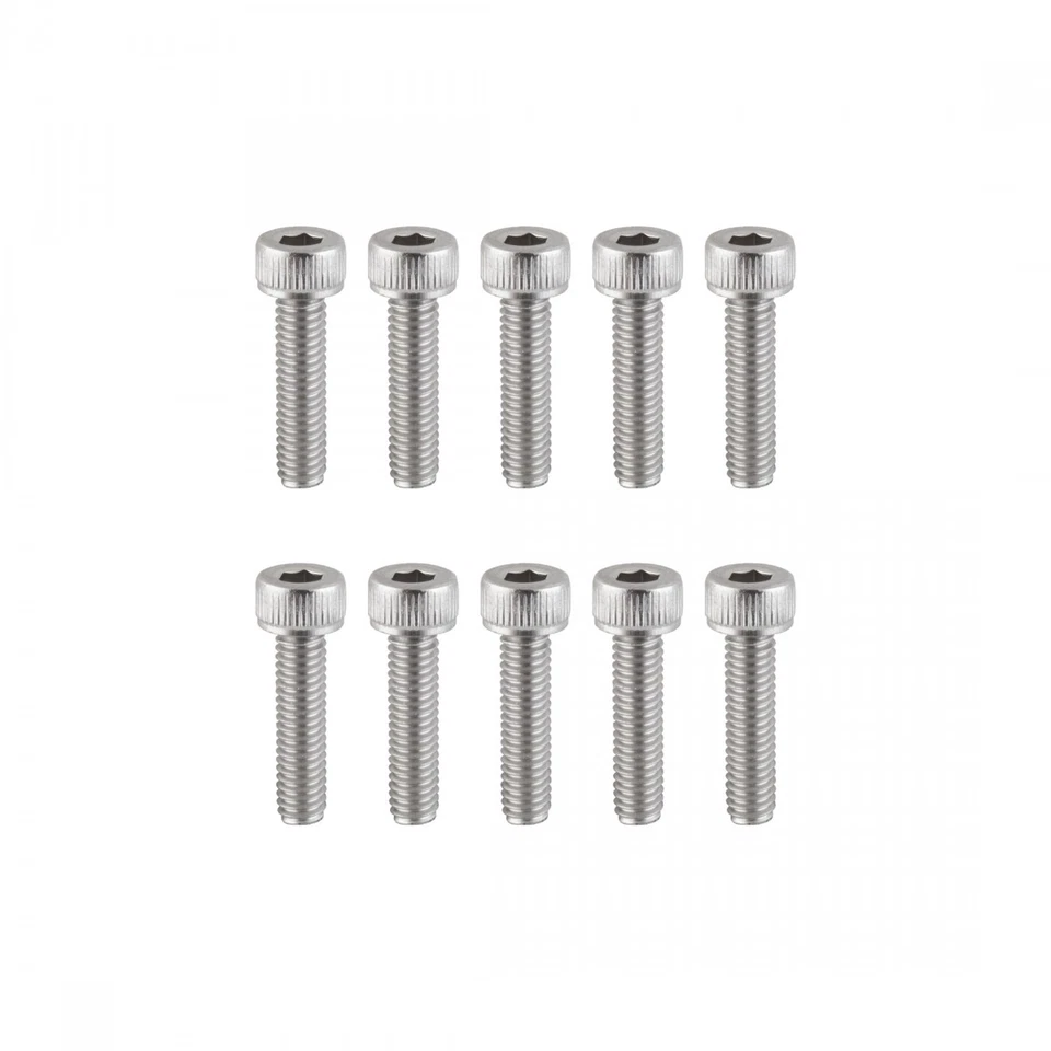 Pernos de tapa de enchufe de acero inoxidable SUNLITE M4x16 - cromados, botella de agua, Foto 1 de 1