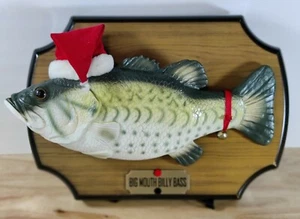 Santa Billy Big Mouth Bass NON WORKING Display Only Holiday Decor Part/Repairš„ - Picture 1 of 7
