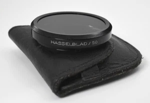 Hasselblad Bayonet 50 2x Pola -1 Polarizing Filter EX W/ Leather Case - Picture 1 of 4