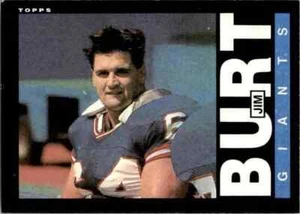 1985 Topps #112 Jim Burt NICE ROOKIE New York Giants / Miami Hurricanes - Picture 1 of 3