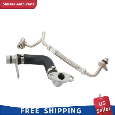 Fit For BMW 228i 228i xDrive 528i X1 Inlet&Outlet Turbo Oil Feed&Return Line NEW - Image 1 of 4