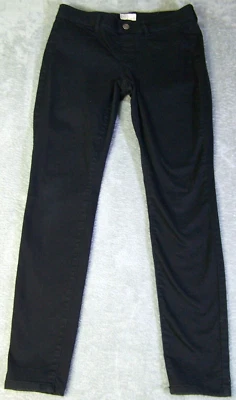 Pantalones de mezclilla/adelgazantes para mujer So medianos 30X28 elásticos negros Foto 1 de 4