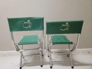 Vintage Masters Golfturnier klappbare Camp Style Stühle 2 Stile beide enthalten - Bild 1 von 11