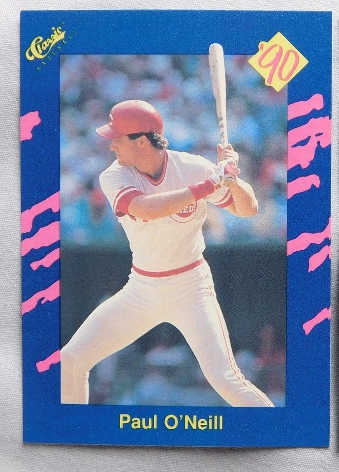 1990 Classic Blue Paul O'Neill Reds Baseball Card  - Image 1 of 1