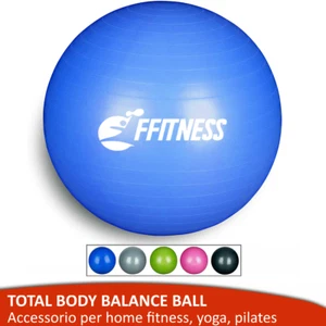 FITNESS SWISSE BALL 55-95 YOGA PILATES FITBALL GYM SCHWEIZER BALL CORE STABILITY - Bild 1 von 6