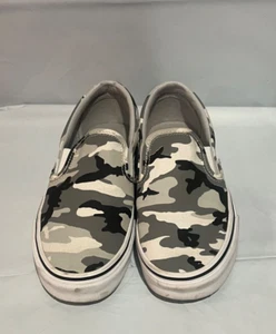 Vans Women’s Asher Leopard Animal Print Slip On Shoes Size 7.5 Camo Print - Picture 1 of 7