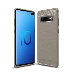 Etui na telefon komórkowy do Samsung Galaxy S10 Plus Futerał ochronny Backcover Bumper Etui Szare - Zdjęcie 1 z 5