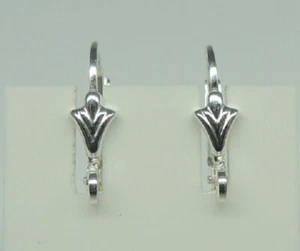 Brisur Lily Ear Real 925 Silver Replacement Part With Klappschanier Top - Picture 1 of 3