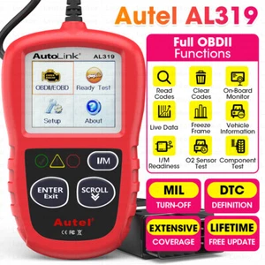 Autel Autolink AL319 OBD2 CAN OBDII Auto Car Code Reader Diagnostic Scanner Tool - Picture 1 of 12