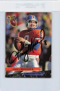 1993 Fleer Ultra #114 Tommy Maddox Broncos Signed Auto *K7270 - Picture 1 of 2