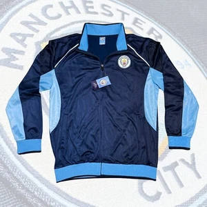 Manchester City FC  Soccer Jacket Full Zip Officially Licensed Adult Size Large - Picture 1 of 7