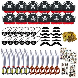 Fun Pirate Party Supplies Set - 153-Piece Fun Pack for Kids Pirate Birthday A... - Picture 1 of 7