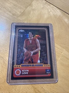 2024 Topps Chrome McDonald’s All American Kevin Love Black /10 - Bild 1 von 3