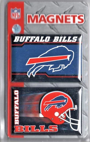 Buffalo Bills Pack of 2 NFL Magnet Set  *Free Shipping Cover