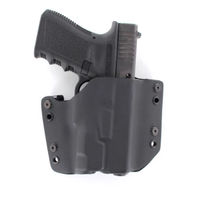 Kahr - OWB Tactical Holster - Olight PL-Mini 2 - Optic Ready - Matte Black - Image 1 of 4