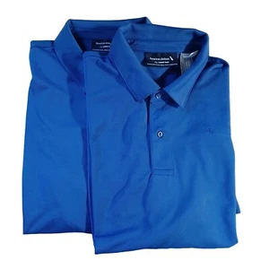 American Airlines Blue Polo Shirt with Logo and Badge Slots, Size 46-48 XL. - Picture 1 of 12