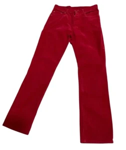 VTG 90's Esprit Womens Corduroy Flare Pants Size  5/6 RED Cotton - Picture 1 of 7