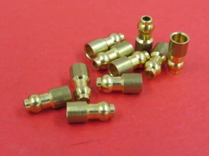 1930's 40's NEW original style brass wiring bullet end connectors (10) B-14486-S - Picture 1 of 1