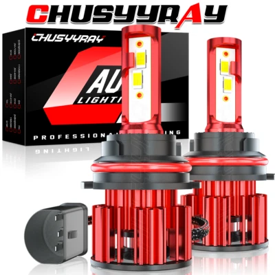 Kit de faros LED 9007 HB5 6500K blanco bombilla alta/baja para MERCURY Tracer 1997-1999 Foto 1 de 4