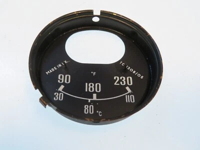 Placa frontal de esfera medidor de temperatura Smiths para Austin Mini Cooper & Cooper S TC4308/05 Foto 1 de 3