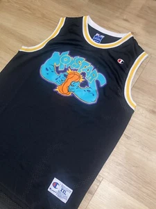 Authentic Vintage Monstars Champion Jersey 0 XXL 1996 Space Jam Tune Squad Black - Picture 1 of 13