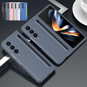 Funda de silicona líquida plegable 6 5/4/plegable3 para Samsung Galaxy Z + lápiz óptico + película de pantalla - Imagen 1 de 50