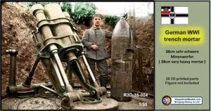 1/35 WW1 38cm sehr schwere Minenwerfer German heavy Trench Mortar - Picture 1 of 9