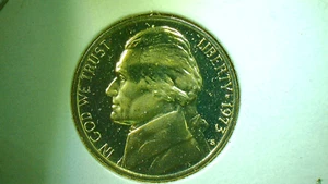 UNITED STATES--1973 "S" JEFFERSON NICKEL DCAM PROOF KM#A192 RAW COIN SALE - Picture 1 of 5