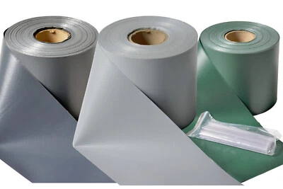 Sichtschutzstreifen Doppelstabmatten Zaunblende Blickstopp 35m/70m grün/grau - Bild 1 von 4