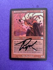 MTG Magic Skittish Valesk Signed Artist Proof X1 Onslaught Alan Pollack