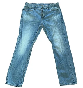 Old Navy Mens 38x32 Jeans Slim Stretch Blue Jeans Light Wash Denim - Picture 1 of 7