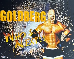 Bill Goldberg Signed 16x20 Photo WWE WCW PSA V30439 - Picture 1 of 2