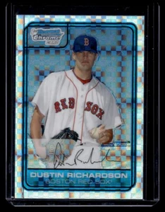 2006 Bowman Draft Picks Dustin Richardson Chrome Draft Picks X-Fractors 255/299 - Picture 1 of 2
