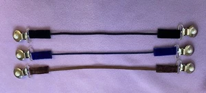 EVENTO COMPETIDOR ECUESTRE MOSTRANDO NÚMERO CLIP * TERCIOPELO Y ELÁSTICO * PERLA MARRÓN - Imagen 1 de 4