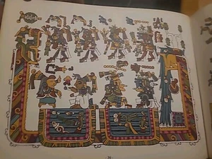 Codex Nuttall - 14th c. Mixtec pictography reproduction RARE bilingual ed. 1974 - Picture 1 of 7