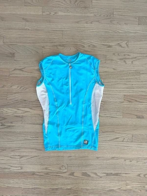 De Soto Men's Triathlon Cycling Jersey (Turquoise Blue, Sz: Large) - Image 1 of 2