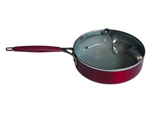 Food Network Schwer Aluminium Antihaft Keramikbeschichtet 3 Quart bedeckt Soßenpfanne - Bild 1 von 6