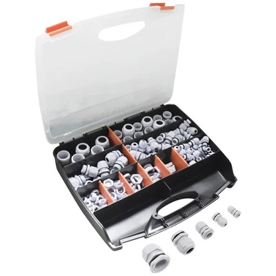 Quadrios 2009CA109 Kabelverschraubung Sortiment    PA66 Lichtgrau (RAL 7035) ... - Bild 1 von 3